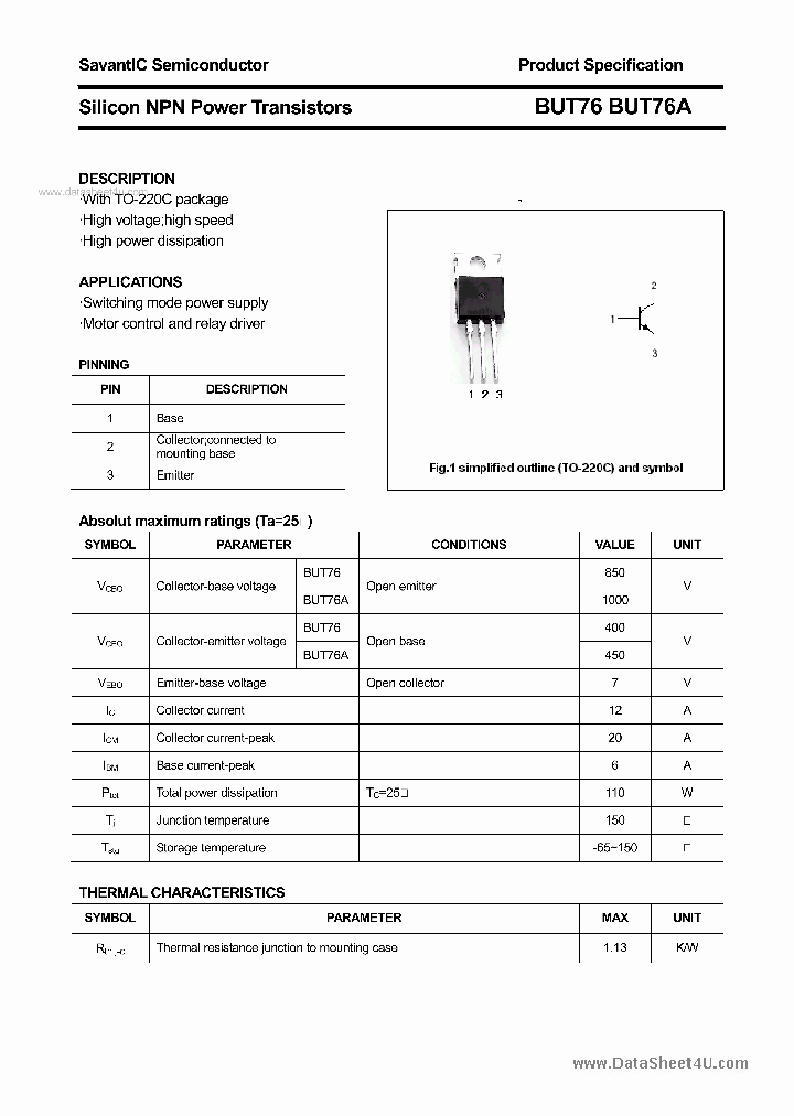 BUT76_7247071.PDF Datasheet