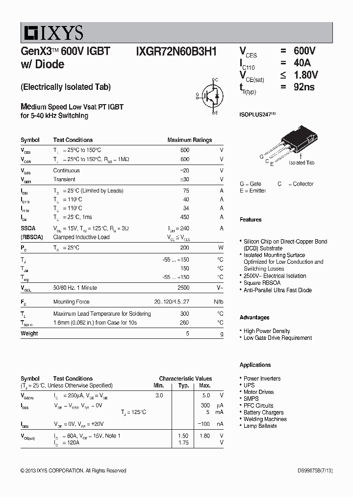 IXGR72N60B3H1_7247977.PDF Datasheet