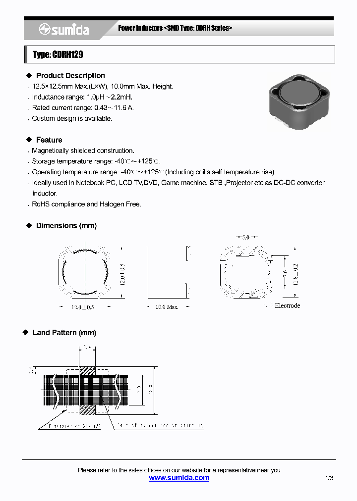 CDRH129HF-6R8NC_7248231.PDF Datasheet