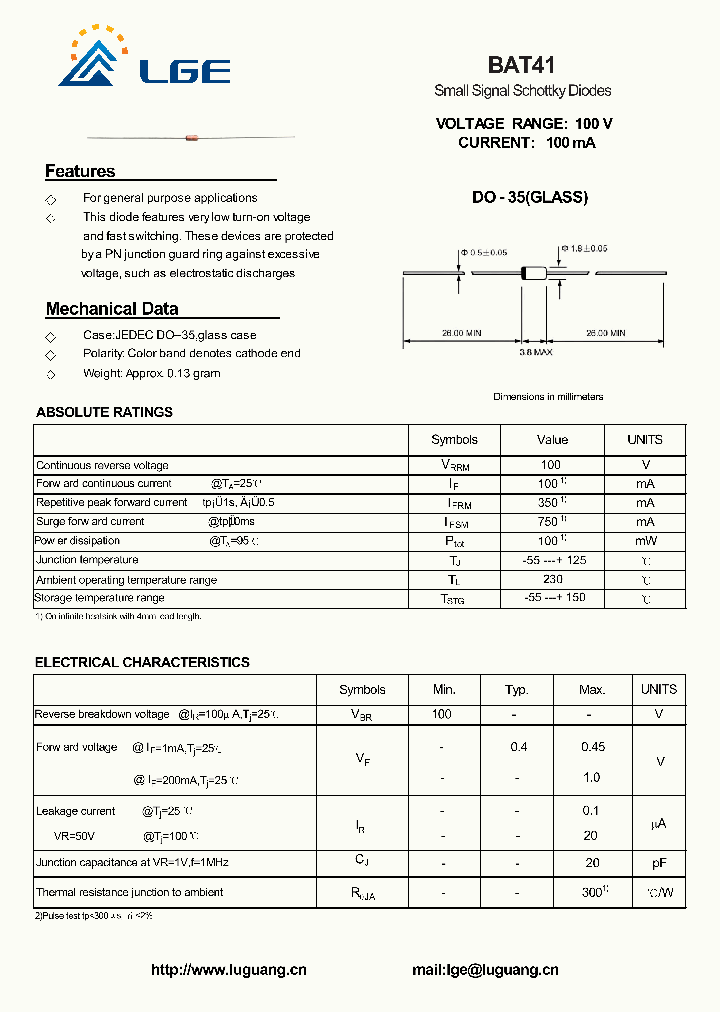 BAT41_7248667.PDF Datasheet