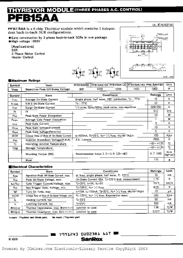 PFB15AA120_7249799.PDF Datasheet