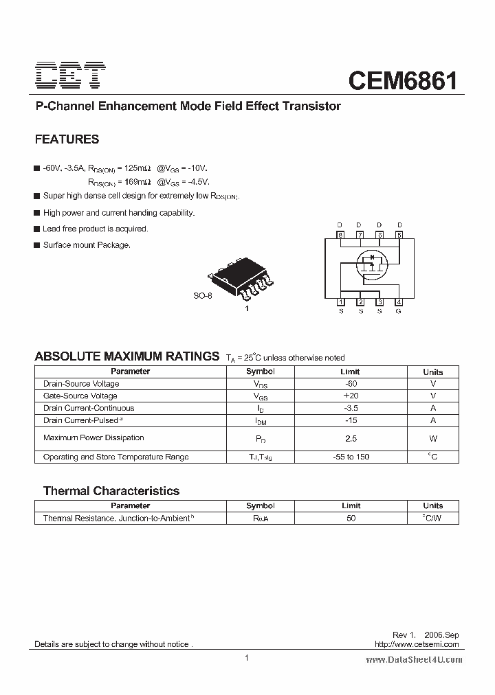 CEM6861_7250520.PDF Datasheet
