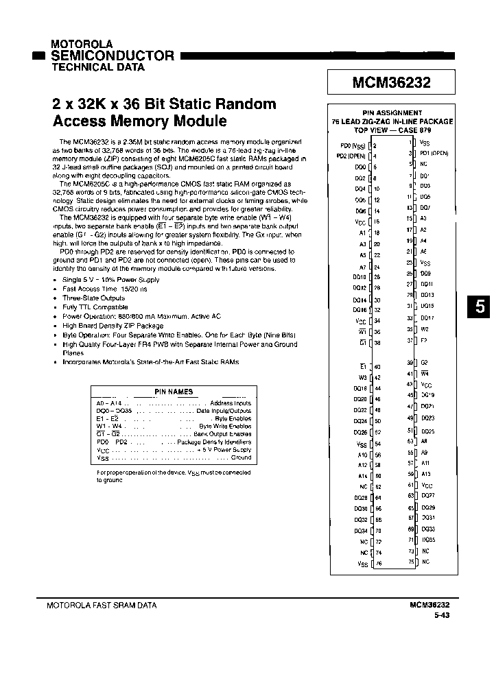 MCM36232Z15_7251319.PDF Datasheet