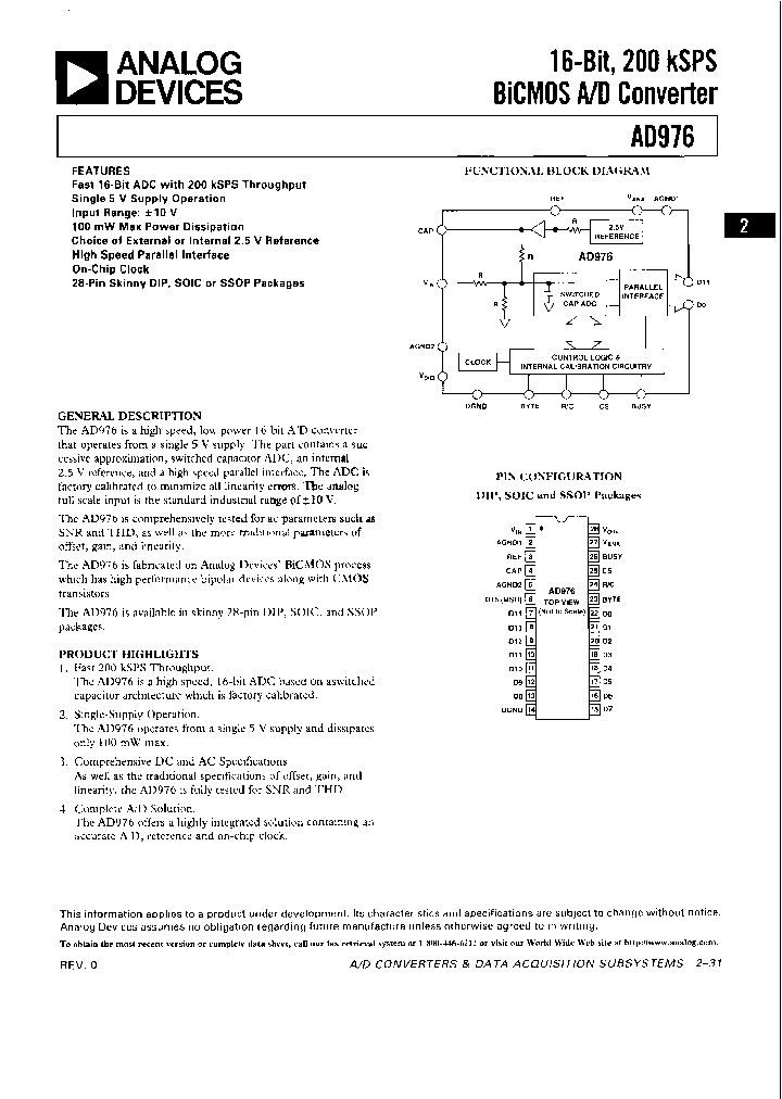 ANALOGDEVICESINC-AD976ARSZRL_7251654.PDF Datasheet