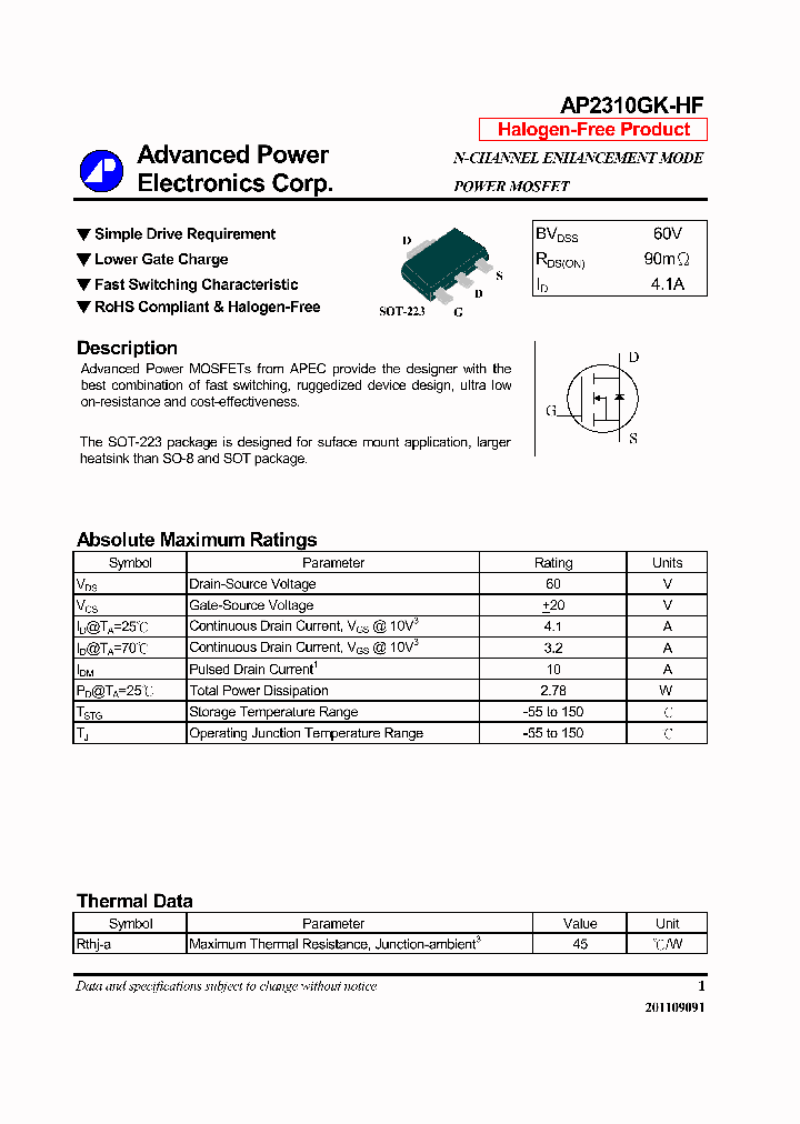 AP2310GK-HF_7251834.PDF Datasheet