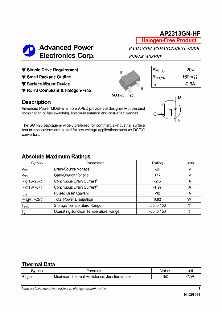 AP2313GN-HF_7251839.PDF Datasheet