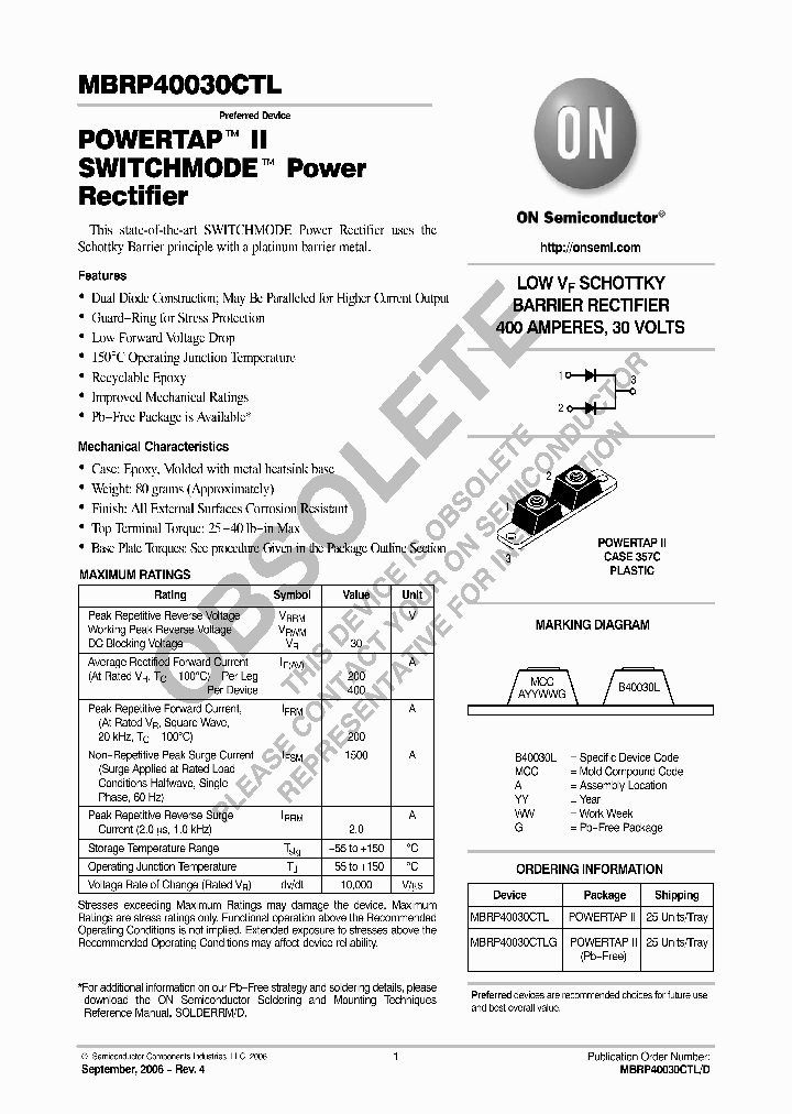 MBRP40030CTLG_7252530.PDF Datasheet