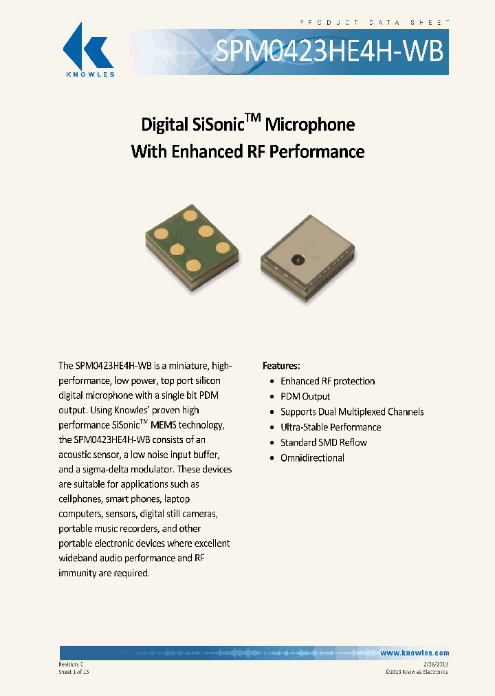 SPM0423HE4H-WB_7252552.PDF Datasheet