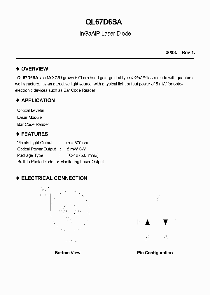 QL67D6SA_7253560.PDF Datasheet