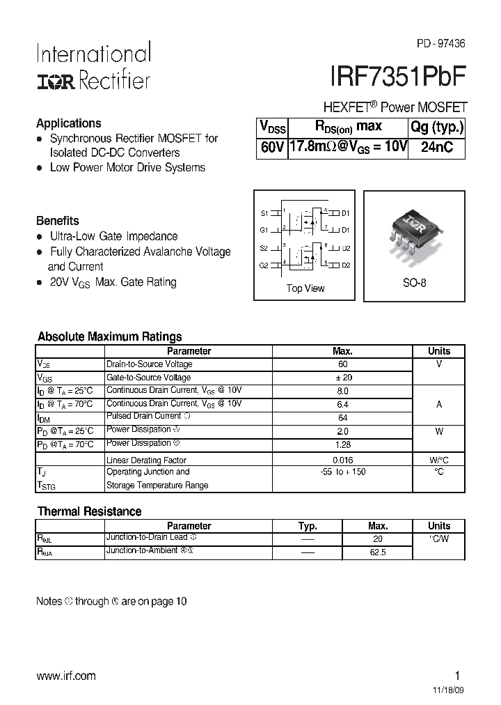 IRF7351PBF_7253656.PDF Datasheet