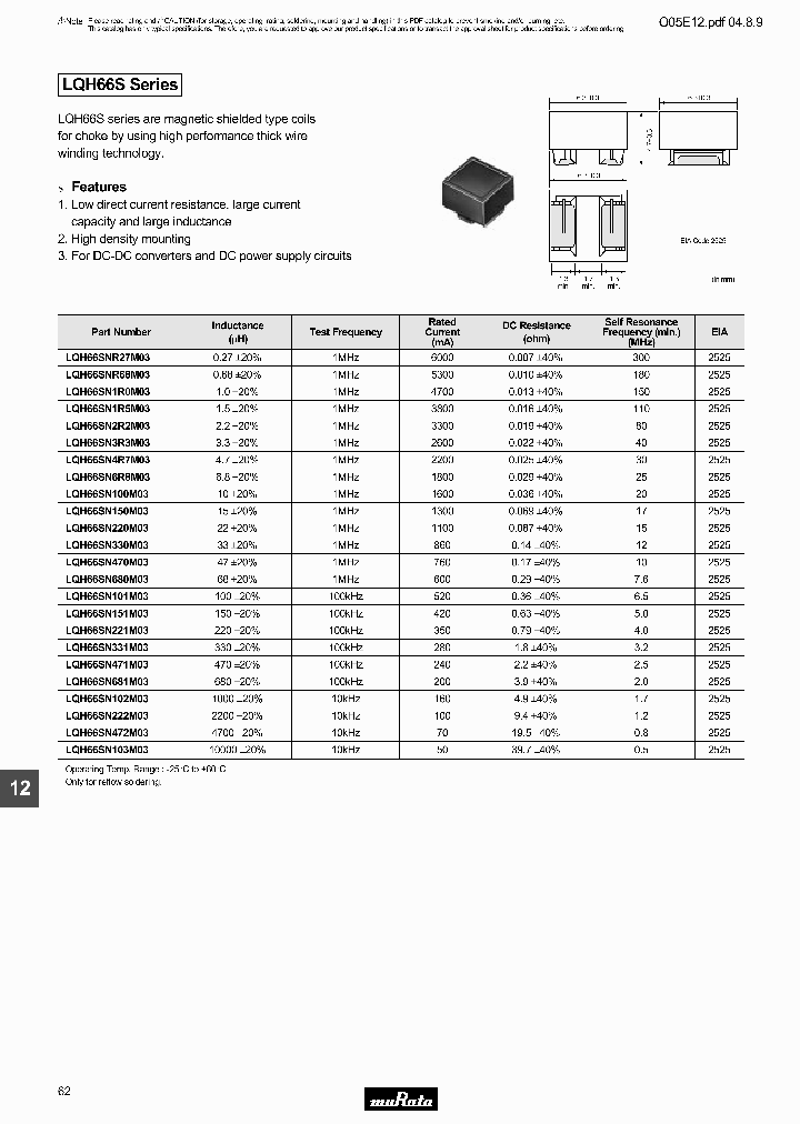LQH66SN100M03B_7254505.PDF Datasheet