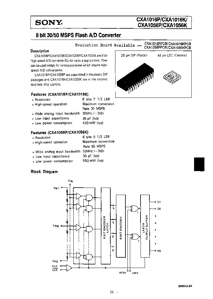 CXA1016K_7254690.PDF Datasheet