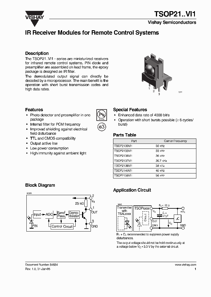 TSOP2130VI1_7254777.PDF Datasheet