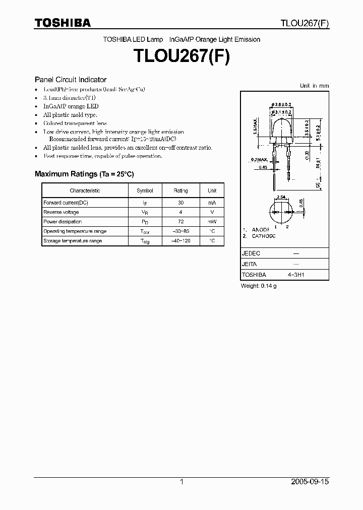 TLOU267F_7256539.PDF Datasheet