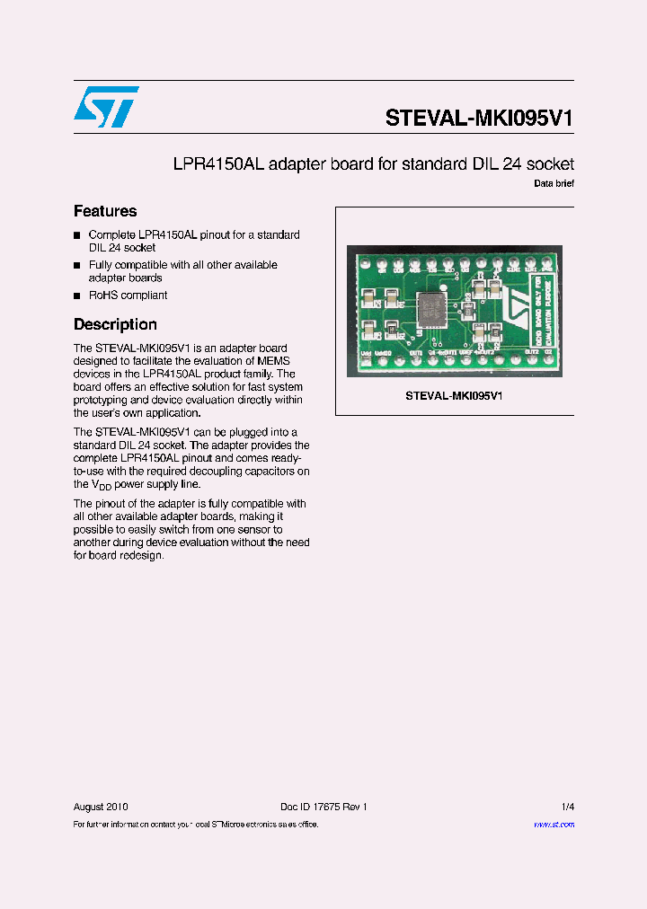 STEVAL-MKI095V1_7257832.PDF Datasheet