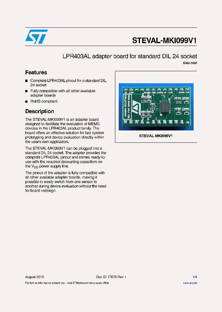 STEVAL-MKI099V1_7257836.PDF Datasheet