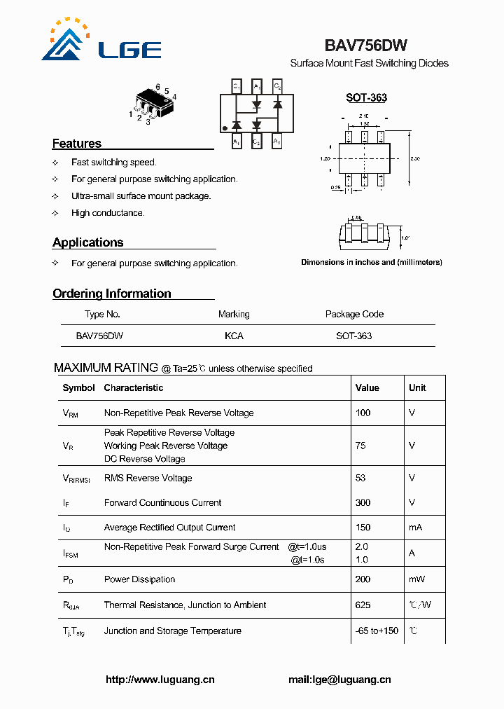 BAV756DW_7258597.PDF Datasheet