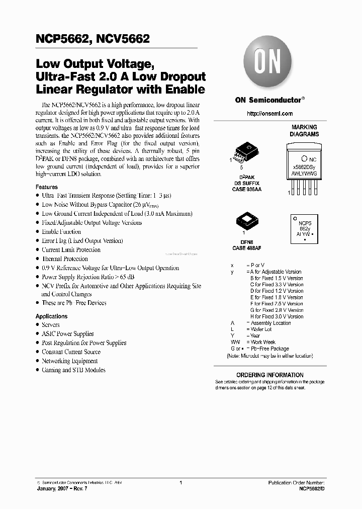 NCV5662_7258704.PDF Datasheet