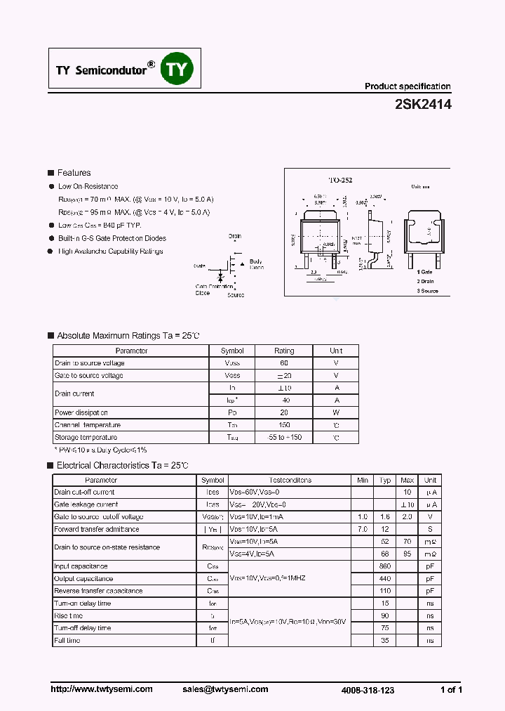 2SK2414_7259339.PDF Datasheet