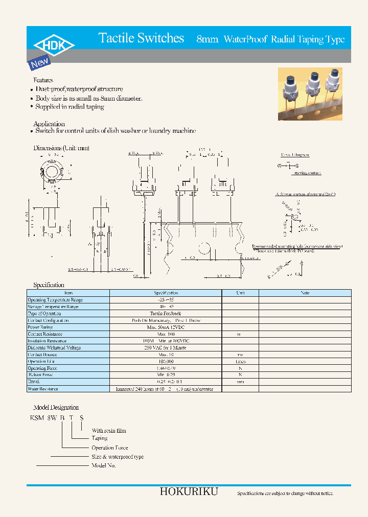 KSM8WBTS_7260766.PDF Datasheet