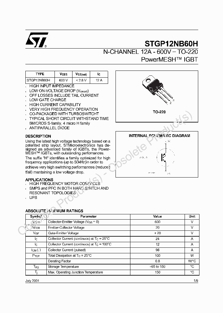 STGP12NB60H_7262574.PDF Datasheet