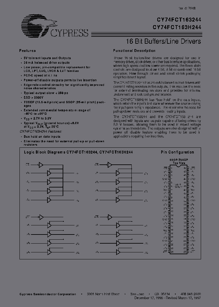 CY74FCT163H244CPACT_7264179.PDF Datasheet