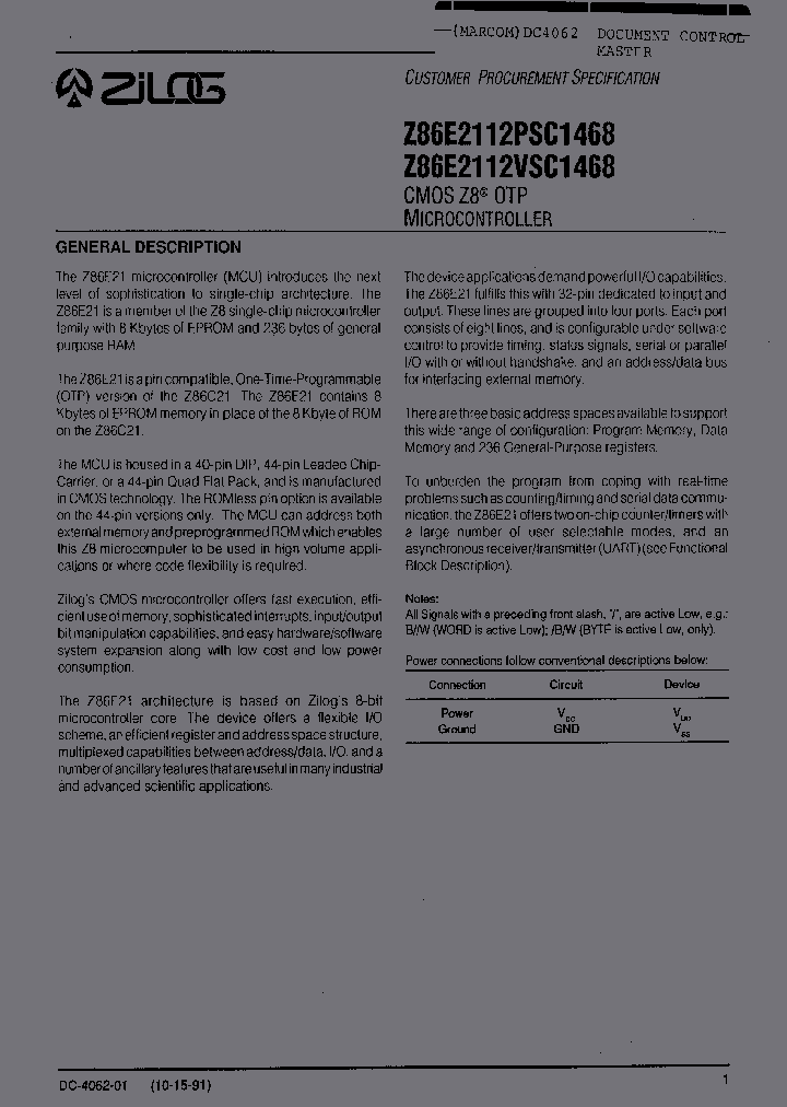 Z86E2112PSC1468_7264747.PDF Datasheet