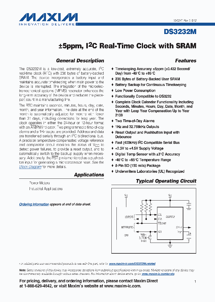 DS3232MZV_7265277.PDF Datasheet