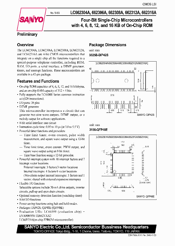 LC662306AQFP48E_7266622.PDF Datasheet
