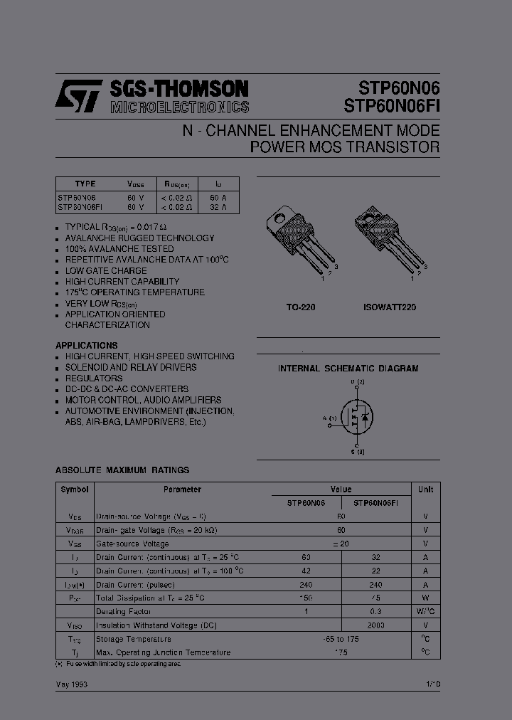 STP60N06_7271097.PDF Datasheet