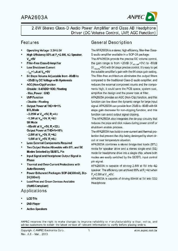 APA2603AJI-TRG_7271779.PDF Datasheet