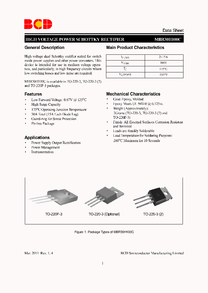MBR30H100CT-G1_7272726.PDF Datasheet