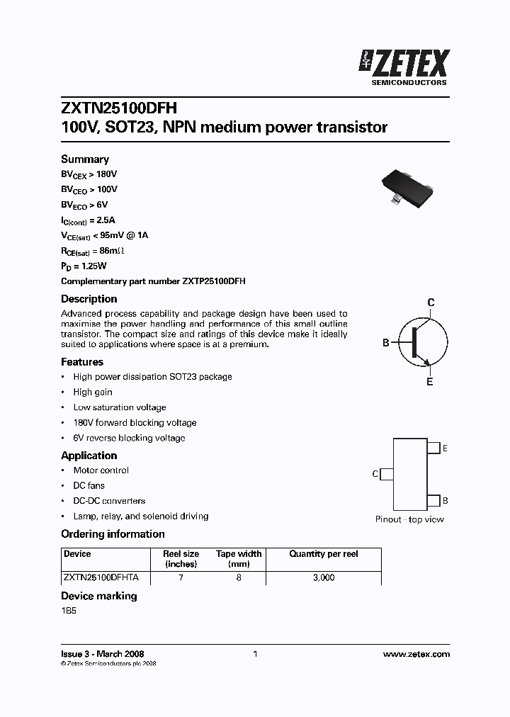 ZXTN25100DFH_7274565.PDF Datasheet