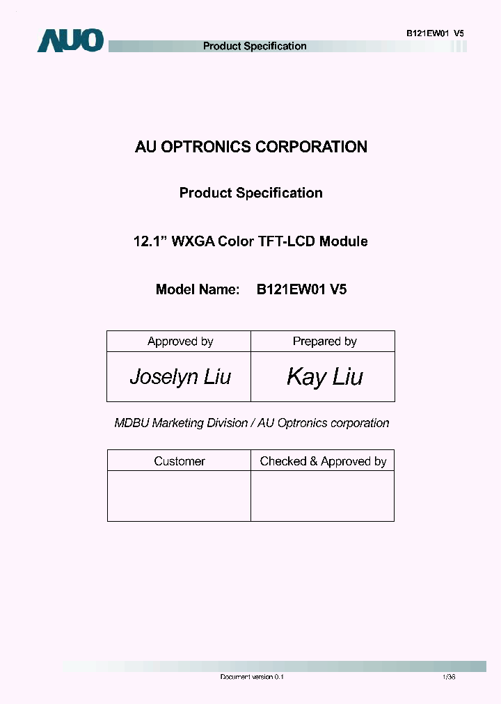 B121EW01V5_7277564.PDF Datasheet
