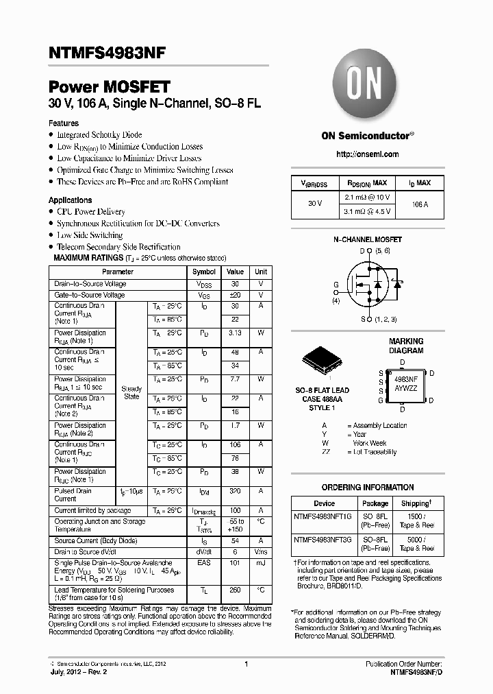 NTMFS4983NFT1G_7280933.PDF Datasheet