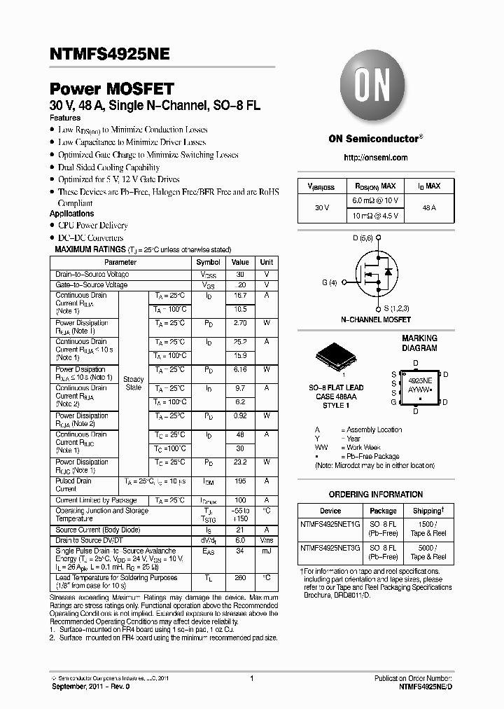 NTMFS4925NET1G_7280934.PDF Datasheet