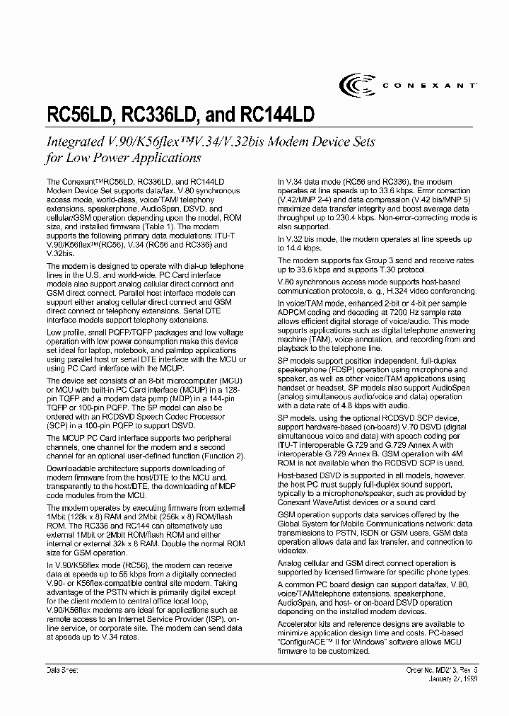 CONEXANTSYSTEMSINC-RC336LD_7283855.PDF Datasheet