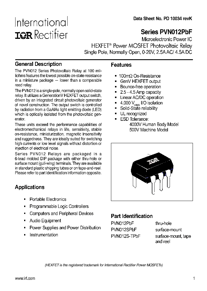 PVN012S-TPBF_7284371.PDF Datasheet