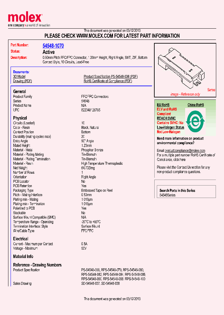 54548-1070_7285893.PDF Datasheet