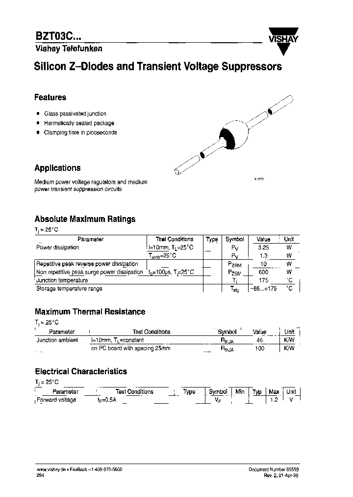BZT03C39-TAP_7286225.PDF Datasheet