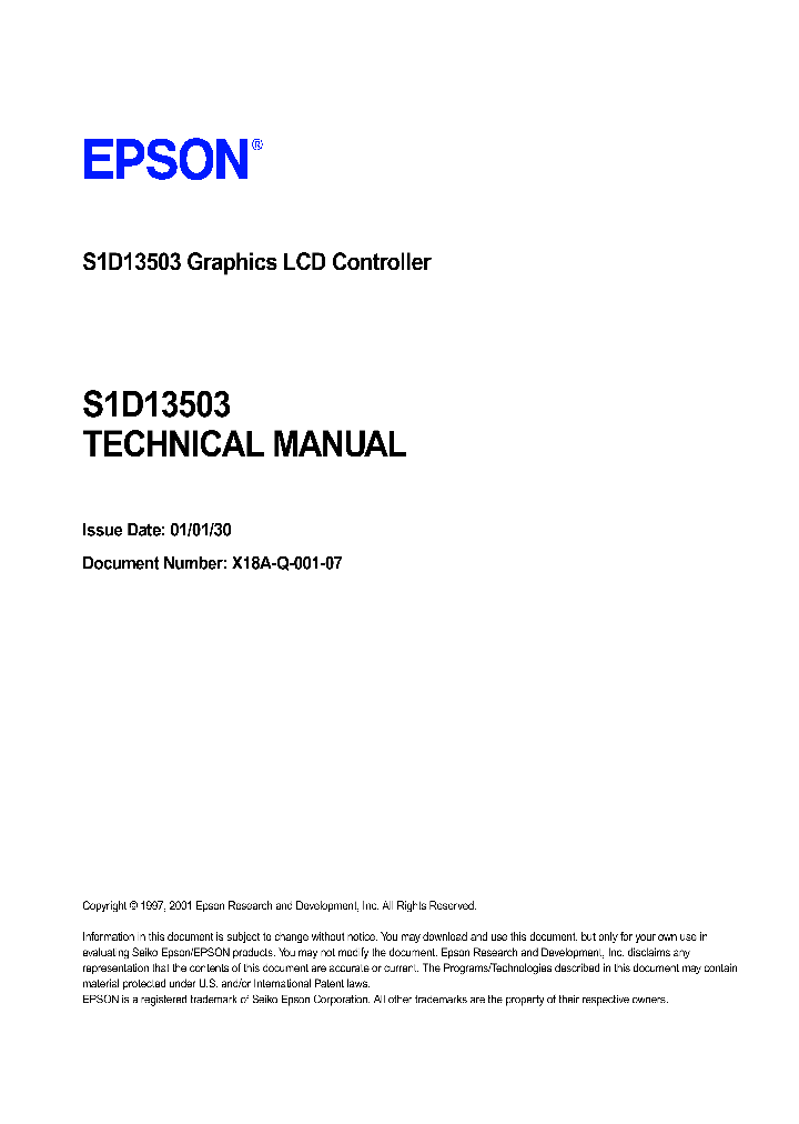 S1D13503F00A200_7286644.PDF Datasheet