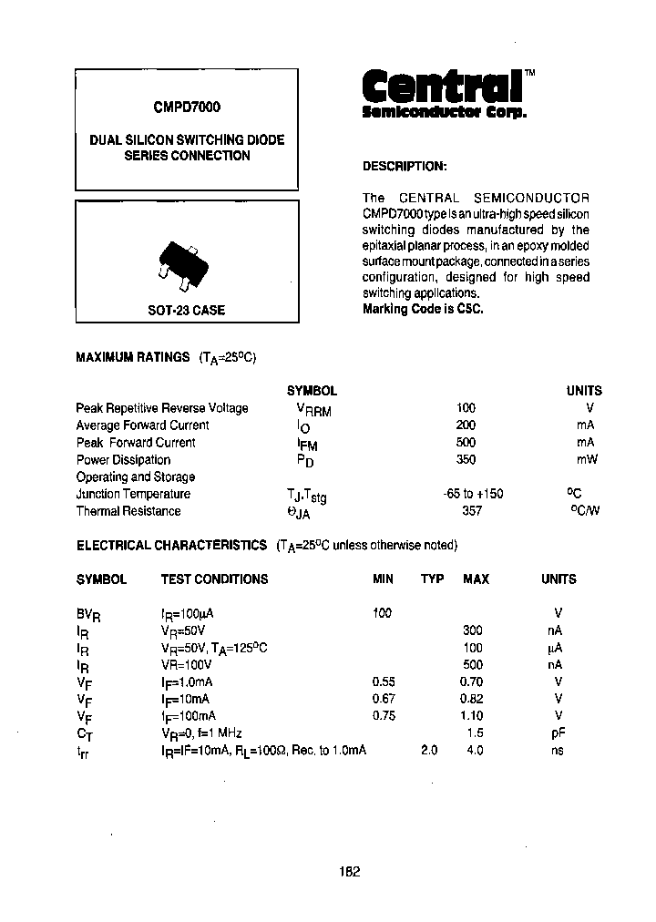 CMPD7000TRLEADFREE_7287477.PDF Datasheet