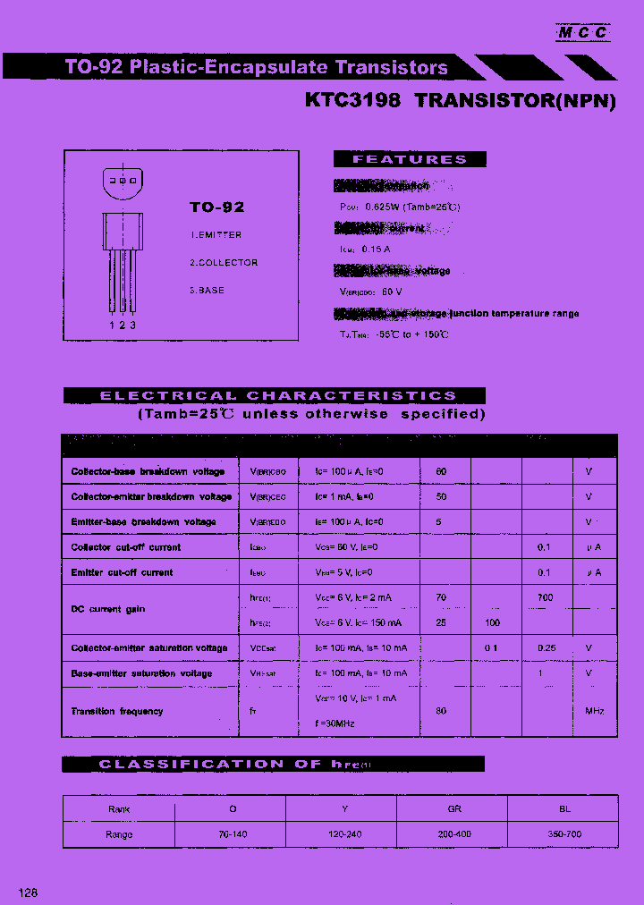 KTC3198GR_7288433.PDF Datasheet