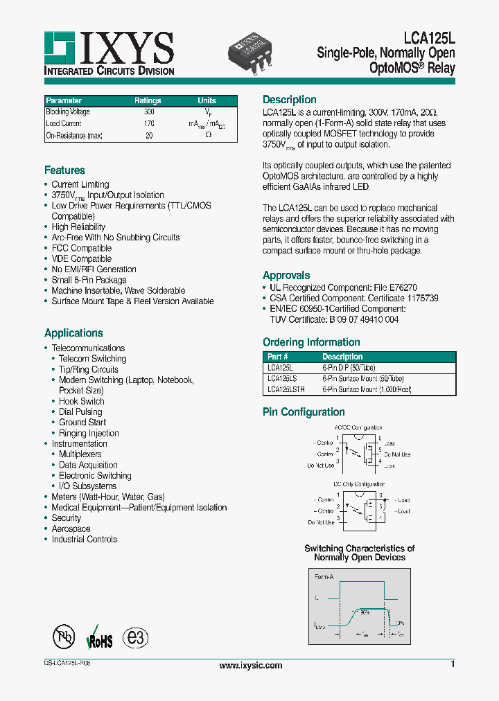 LCA125L_7288763.PDF Datasheet