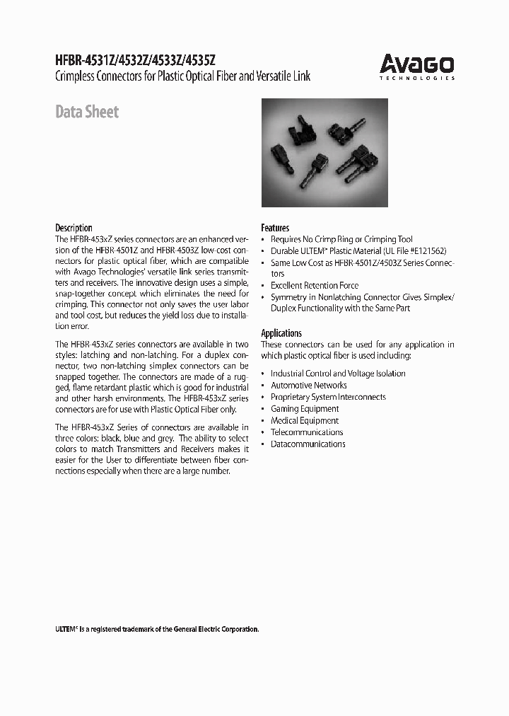 HFBR-4531Z_7288644.PDF Datasheet