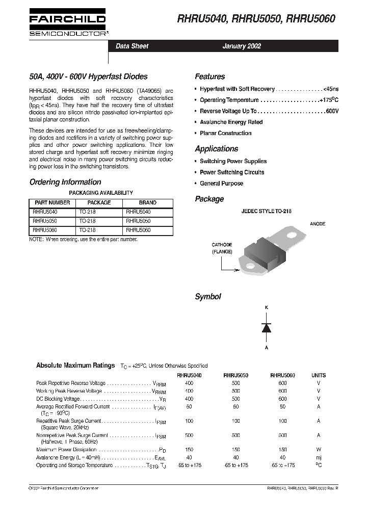 RHRU5040_7288889.PDF Datasheet