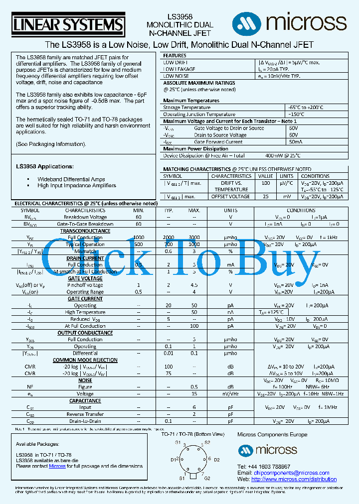 LS3958TO-78_7291155.PDF Datasheet