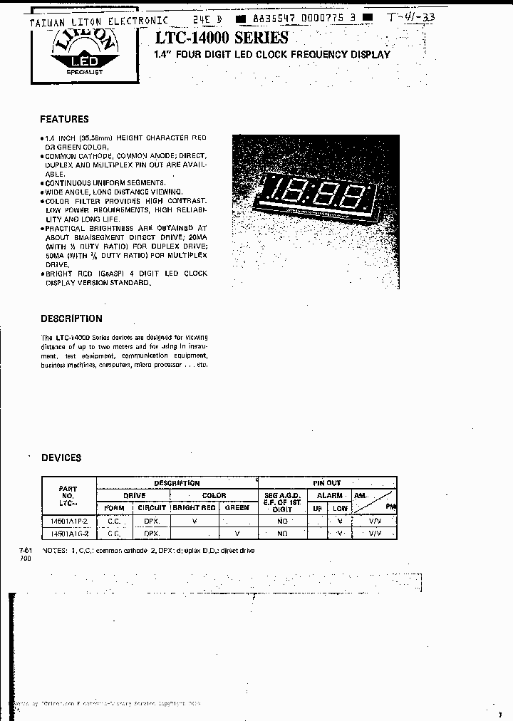 LTC14501A1G2_7290883.PDF Datasheet