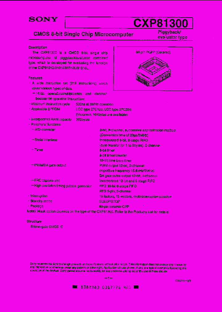 CXP81300U02Q_7290221.PDF Datasheet