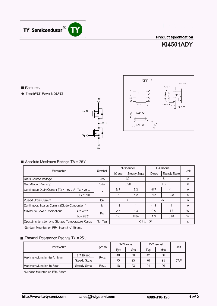 KI4501ADY_7290825.PDF Datasheet